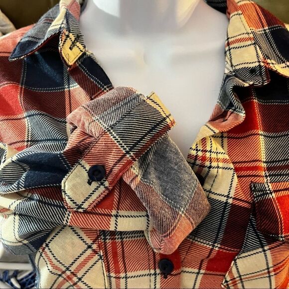 PLAID FLANNEL! size M Rue 21 EUC, worn once - Picture 12 of 12